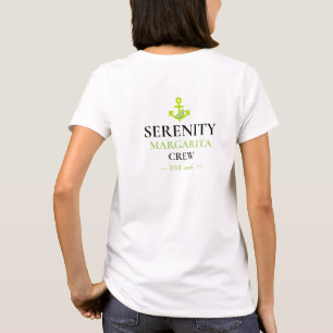 Personalised Boat Name Margarita Crew Nautical T-Shirt