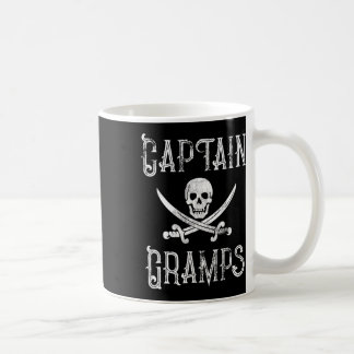Personalised Boating Pirate Gift Captain Gramps Coffee Mug