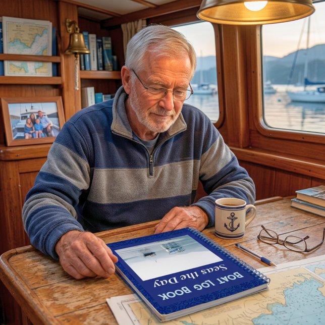 Personalised Boating Retirement Gifts for Dad Notebook (Personalized Boating Retirement Gifts for Dad Notebook)