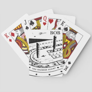 Personalised Bob Name   Cribbage Playing Cards