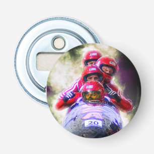 Personalised Bobsleigh Sport Photo Bottle Opener