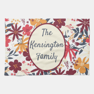 Personalised Bohemian Kitchen towel