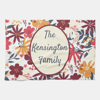 Personalised Bohemian Kitchen towel