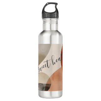 Personalised Bohemian Stainless Steel Water Bottle