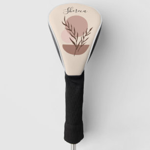 Personalised Boho Aesthetic Golf Head Cover