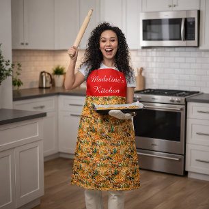 Personalised Boho Dogs Apron