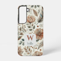 Personalised Boho Floral Monogram and Name