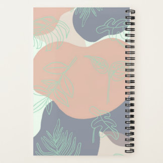 Personalised Boho Floral Spiral Notebook