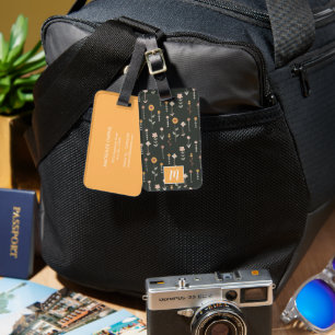 Personalised Boho Luggage Tag