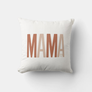 Personalised Boho MAMA Earth Tone Mother's Day Cushion