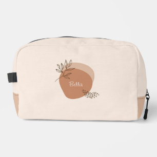 Personalised boho modern dopp kit