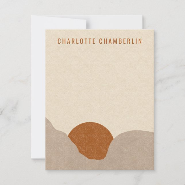 Personalised Boho Note Cards (Front)