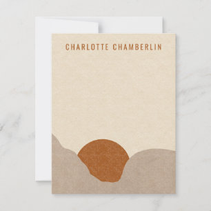 Personalised Boho Note Cards
