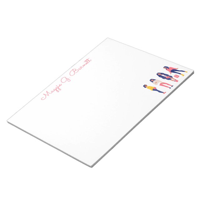 Personalised Boho Notepad (Angled)