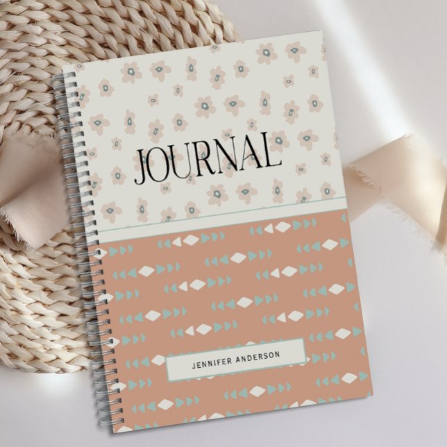 Personalised Boho Pastel Floral Fun Journal (Creator Uploaded)