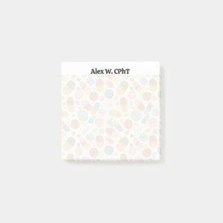 Personalised Boho Pharmacy Sticky Notes Stars