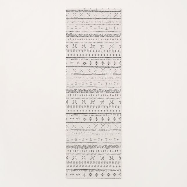 Personalised Boho Print Yoga Mat (Front)
