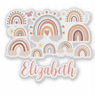 Personalised Boho Rainbow Kids