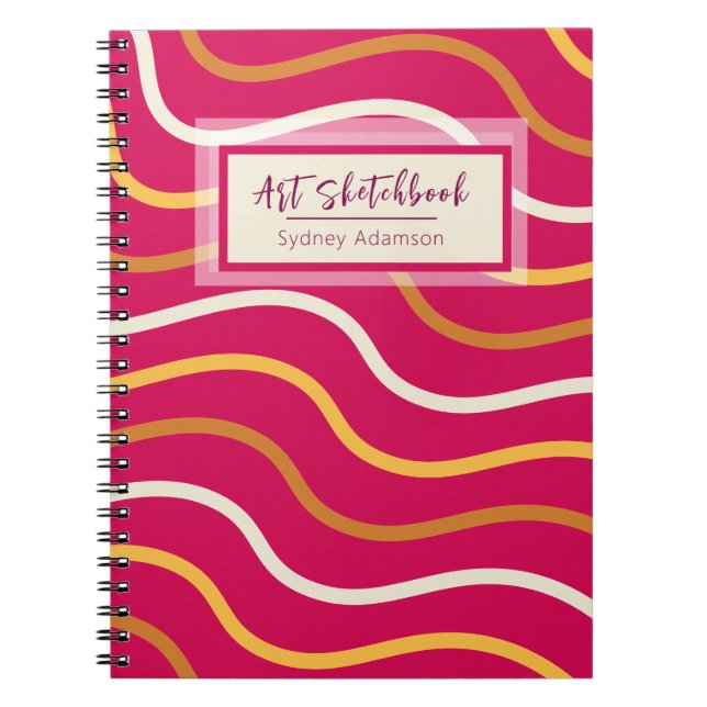 Personalised BOHO Themed Journal/ Notebook (Front)