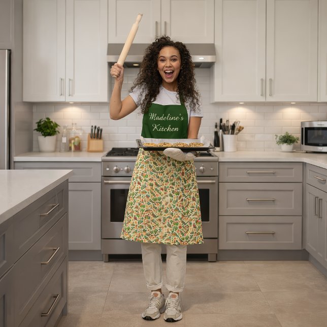 Personalised Boho US Birds Apron (USA Boho Birds apron)