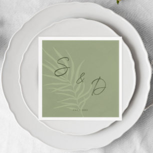 Personalised Boho Wedding Napkin