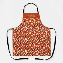 Personalised Bold Leopard Print Apron
