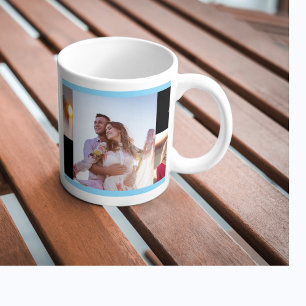 personalised bold vivid valentine`s day Two-Tone coffee mug