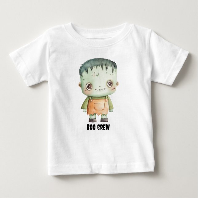 Personalised "Boo Crew" T-Shirt with Frankenstein (Front)