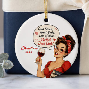 Personalised Book Club Ornament Gift