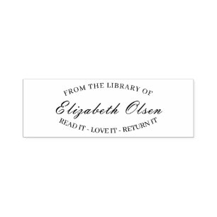 Personalised Book– Custom From The Library Of Self-inking Stamp