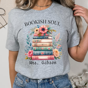 Personalised Book Lover Gift, Book Club Reader  Tri-Blend Shirt