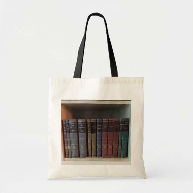Personalised Book-lover Gift Idea Tote Bag (Front)