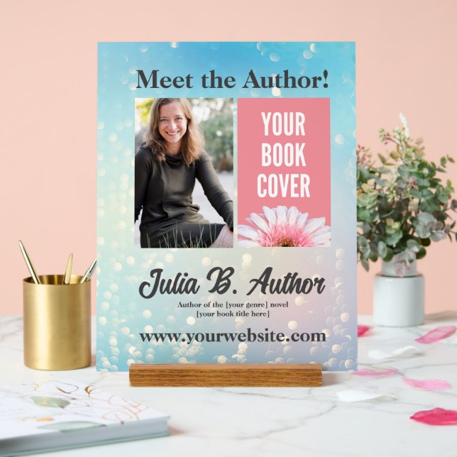 Personalised Book Signing Sign for Authors (Wedding)