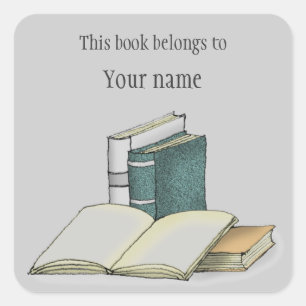 Personalised Bookplate Sticker