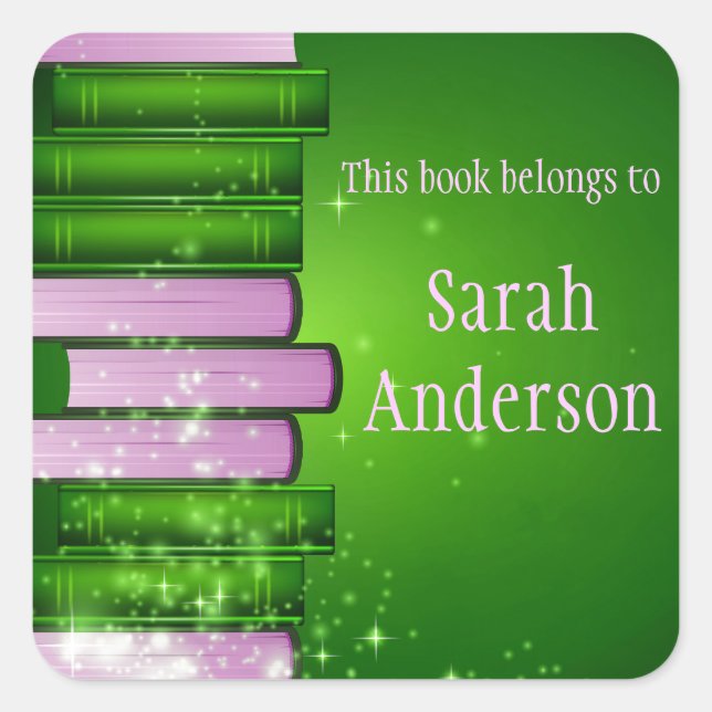 Personalised Bookplate Sticker (Front)