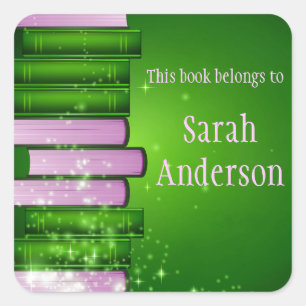 Personalised Bookplate Sticker