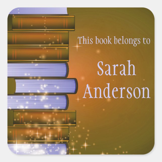 Personalised Bookplate Sticker (Front)