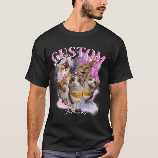 Personalised Bootleg Retro Vintage Funny Rap T-Shirt (Front)