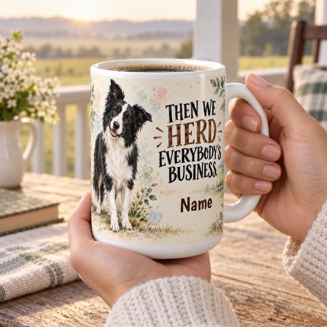 Personalised Border Collie Coffee Mug (Creator Uploaded)