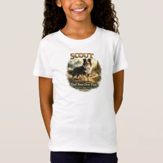 Personalised Border Collie Trail Adventure Shirt