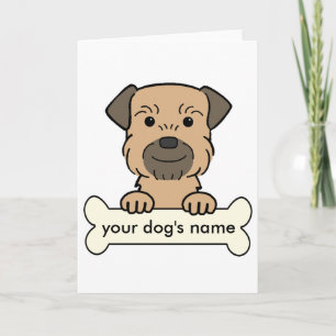 Personalised Border Terrier Card