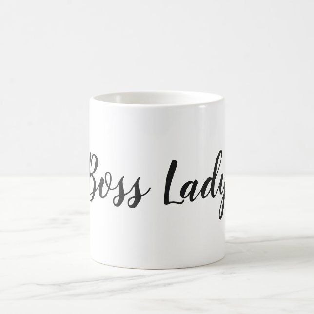 Personalised Boss Lady Coffee Mug (Center)