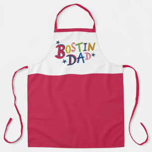 Personalised Bostin Dad Black Country Apron