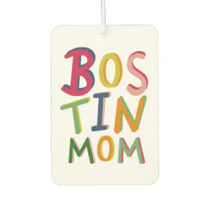 Personalised Bostin Mum Black Country  Car Air Freshener
