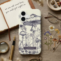 Personalised Botanical Mushroom Vintage Charm