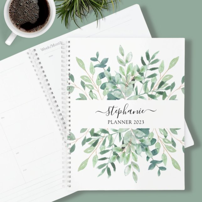 Personalised Botanical Watercolor 2023 Planner (Creator Uploaded)