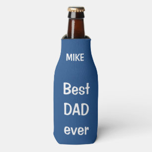 Personalised Bottle Cooler/Best Dad Ever Cooler