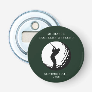 Personalised Bottle Opener Bachelor Golf Weekend