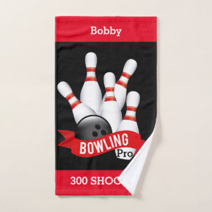 Personalised Bowling Pro Large Bowling Towel