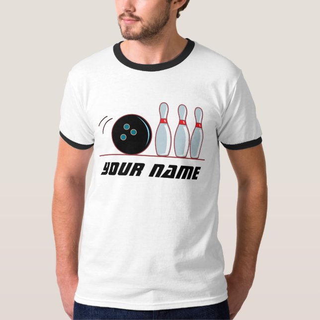 Personalised Bowling T Shirt (Front)
